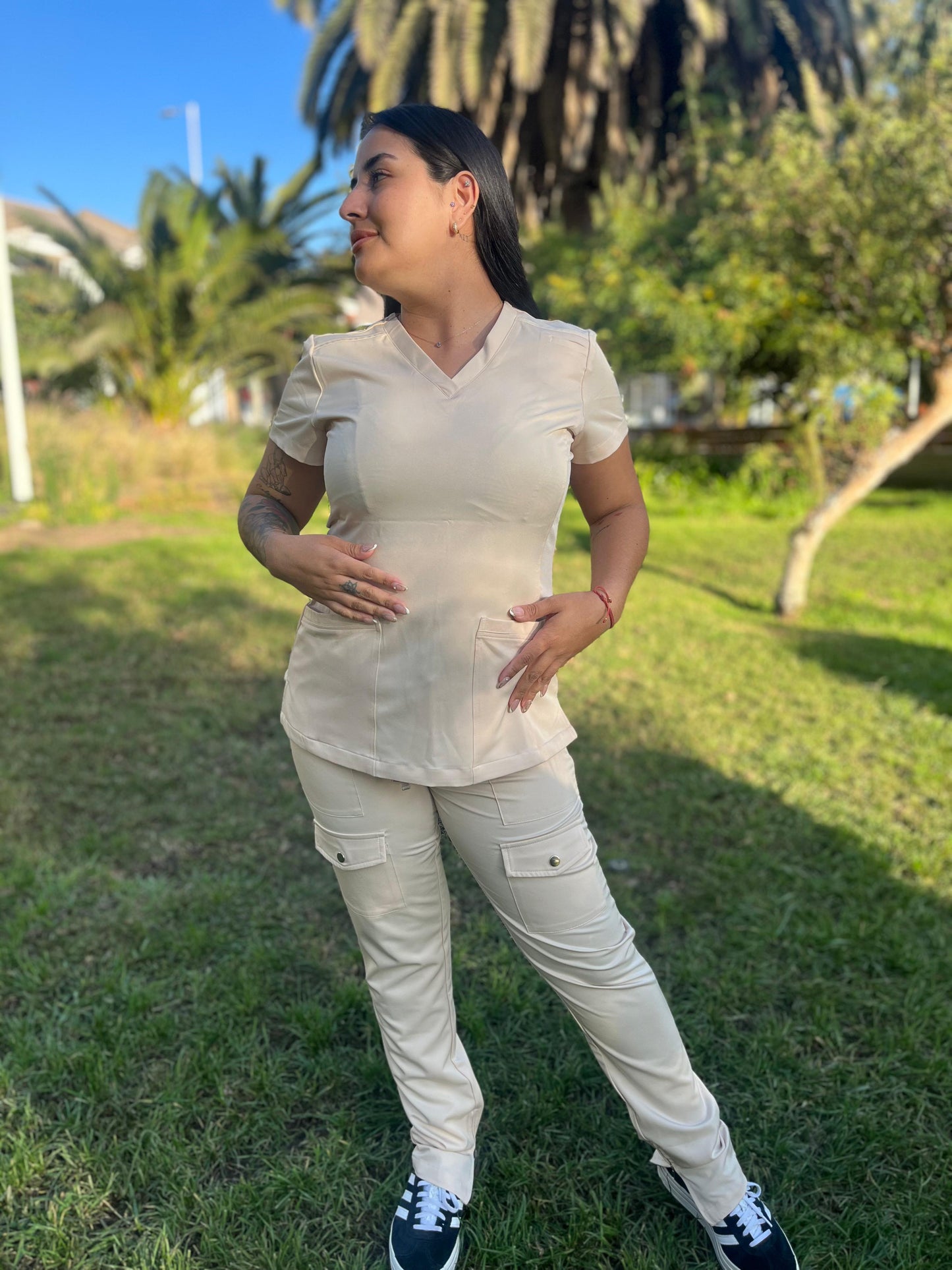 Pantalón Beige