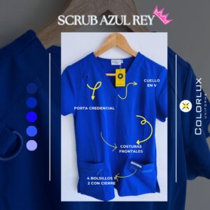 Delantal Azul Rey